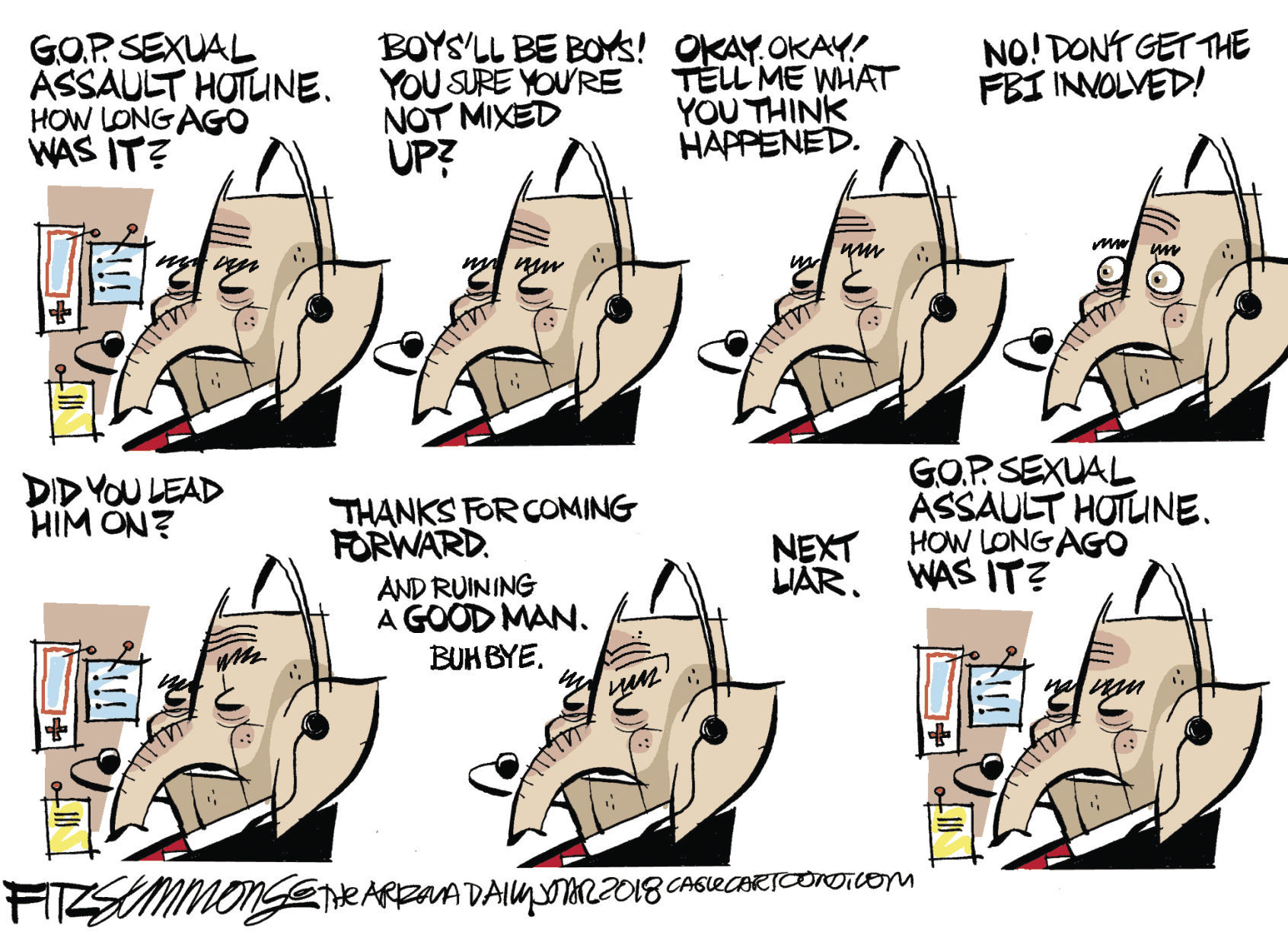Kavanaugh confirmation cartoon